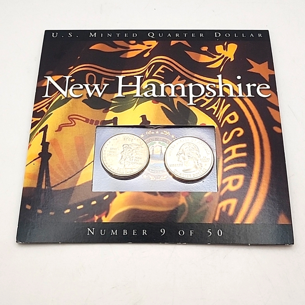 New Hampshire State Quarter No. 9 of 50 NWT